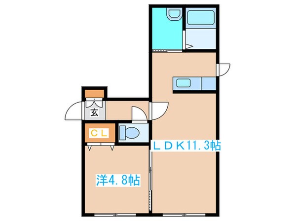 ＣＵＢＥ１６の物件間取画像